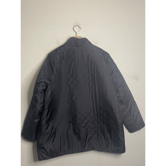 J. JILL PURE JILL Black INSULATED Winter Coat Jacket Women's Large - Picture 5 of 8
